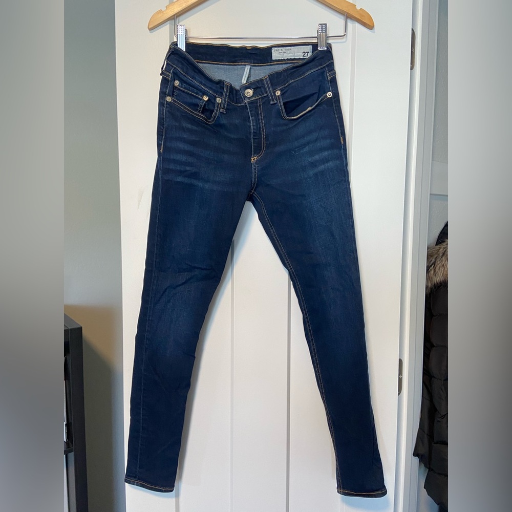 Rag & Bone, Kate Mid-Rise Ankle Skinny Women’s Jeans, size 27